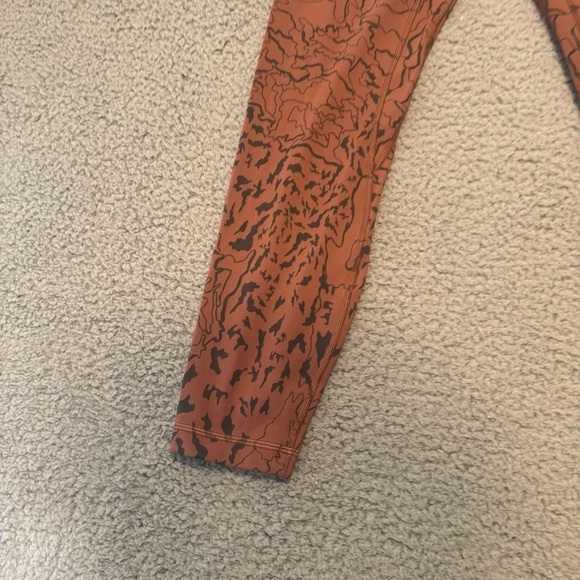 Nice🌟Lululemon Align High-Rise Pant 25" Sz 6 Camo Contour Ancient Copper Grey - Picture 3 of 8